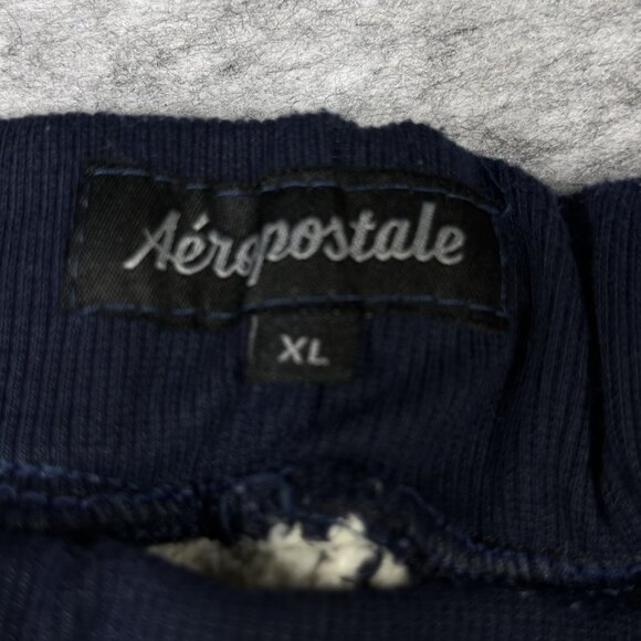 Aéropostale Joggers Mens Size XL Navy Athletic Drawstring Waist Relaxed Fit - Picture 5 of 8